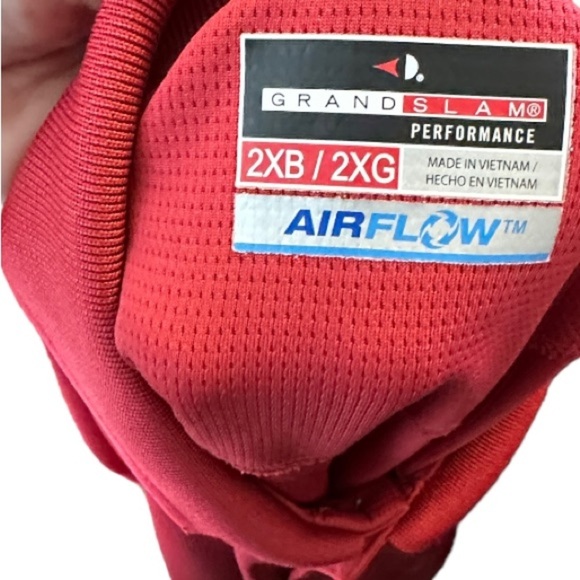 Grand Slam Performance Red Shirt - Picture 4 of 5